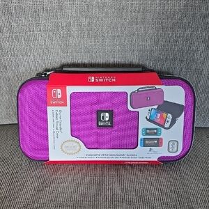 Nintendo Switch Deluxe Travel Case, Purple, New